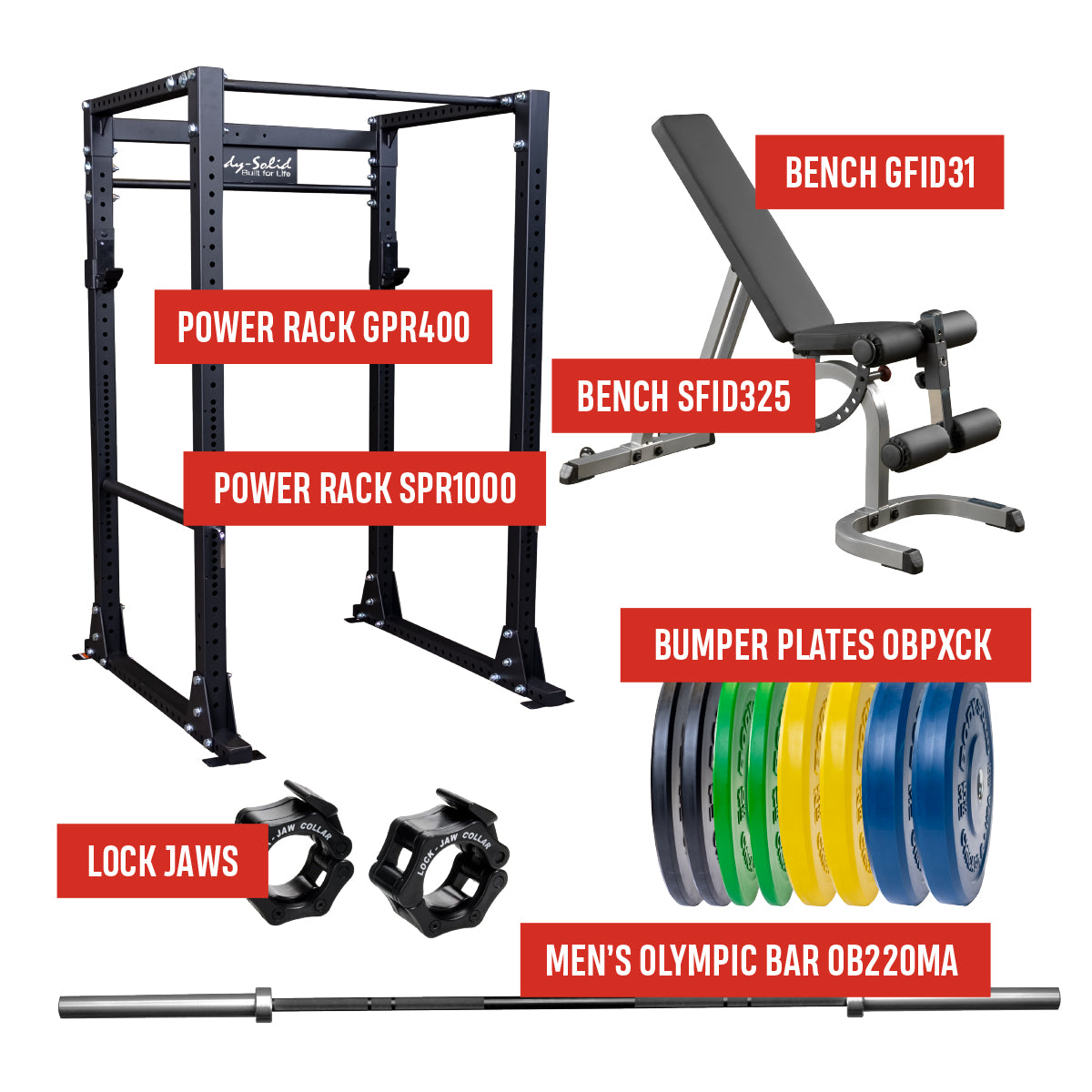 Body-Solid Power Rack Pack GPR400-PACK