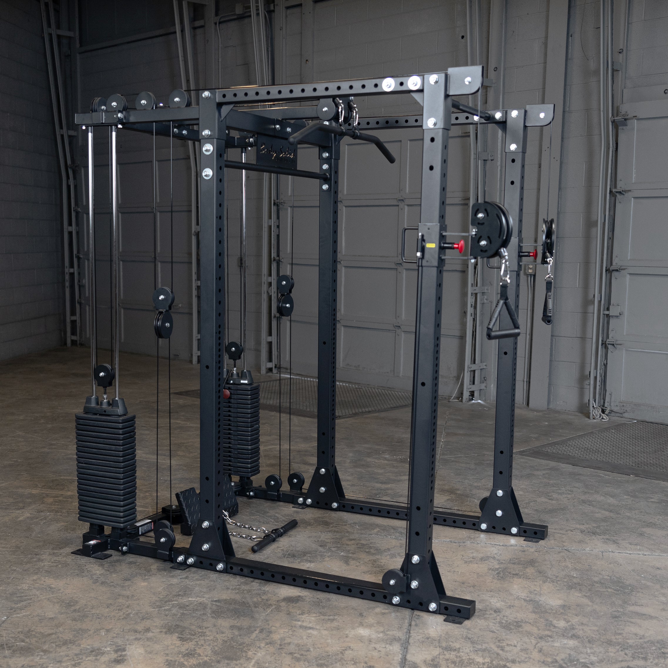 Body-Solid Functional Trainer Attachment with Weight Stacks GPRFTS