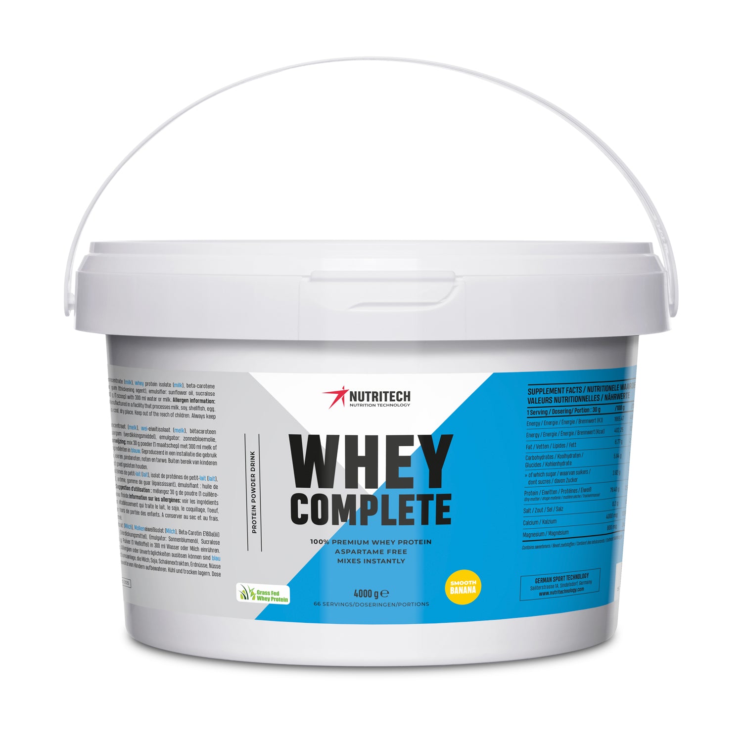 Nutritech Whey Complete 900g Protéines NTWC