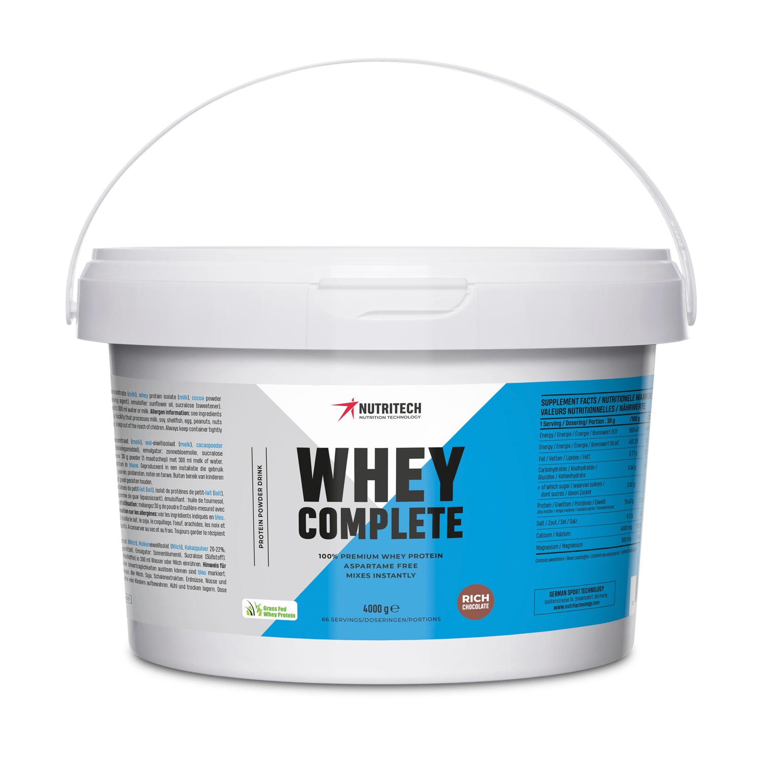 Nutritech Whey Complete 900g Protéines NTWC