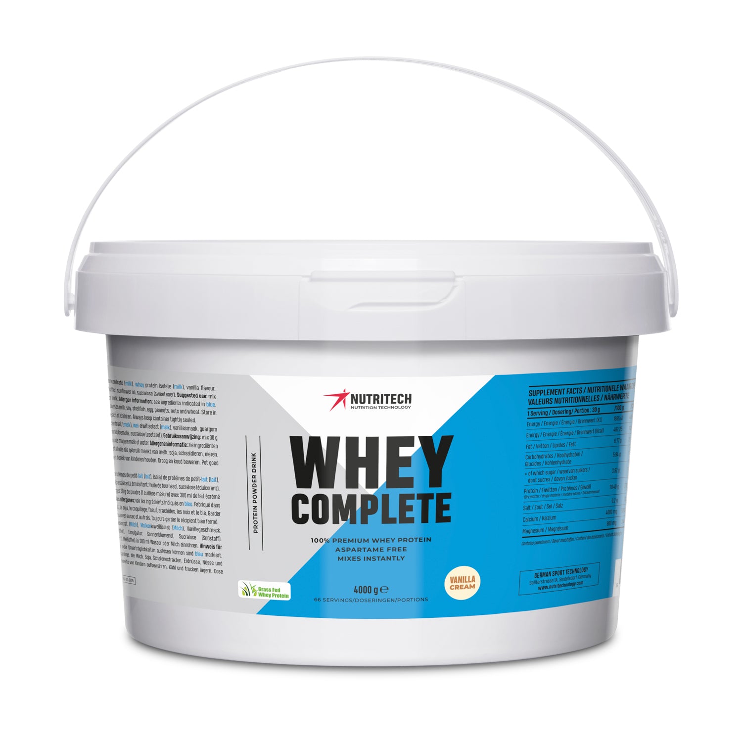 Nutritech Whey Complete 900g Protéines NTWC