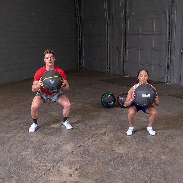 Body-Solid Tools Balles en caoutchouc lourdes BSTHRB