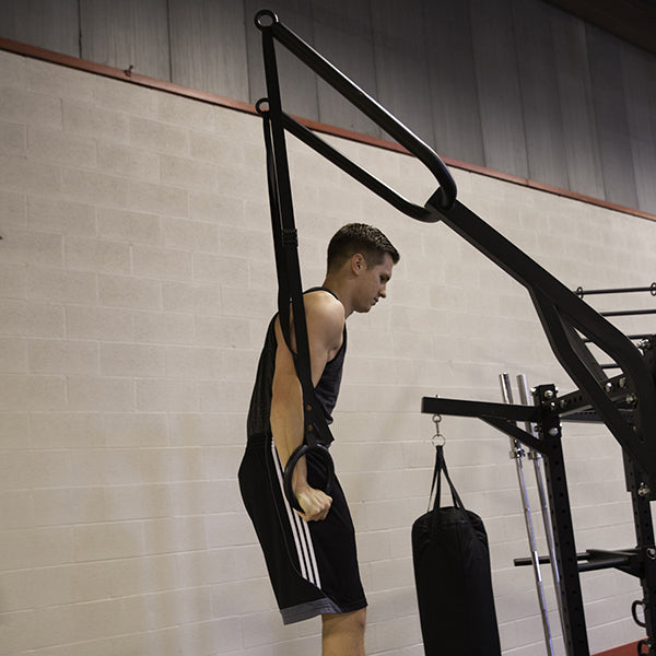 Body-Solid Tools Anneaux en Acier Noir BSTRINGS