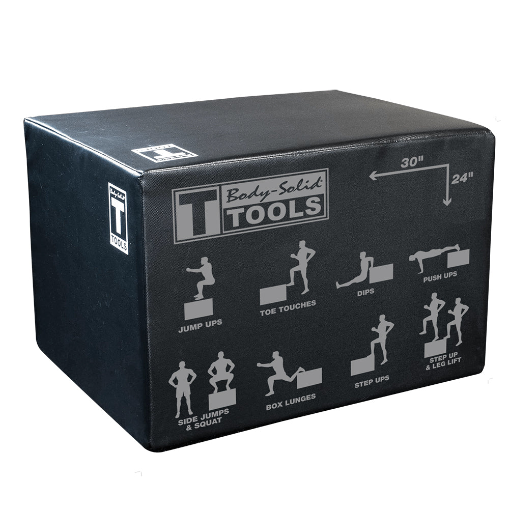 Body-Solid Tools Plyo Boxes à faces souples BSTSPBOX