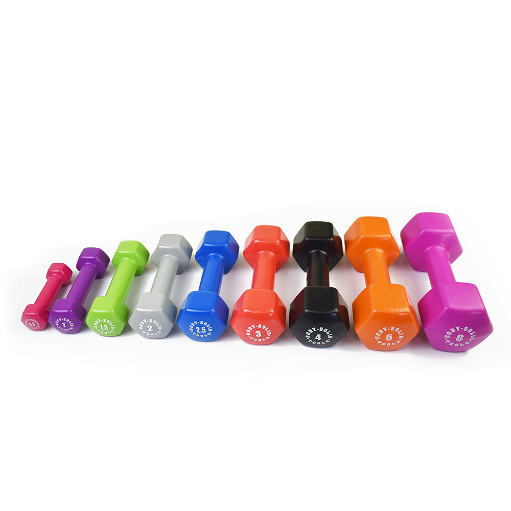 Body-Solid Tools Haltères en vinyl BSTVDK