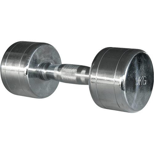 Bodytrading Set 20 Haltères chromées avec rack CHDUSET - 9kg