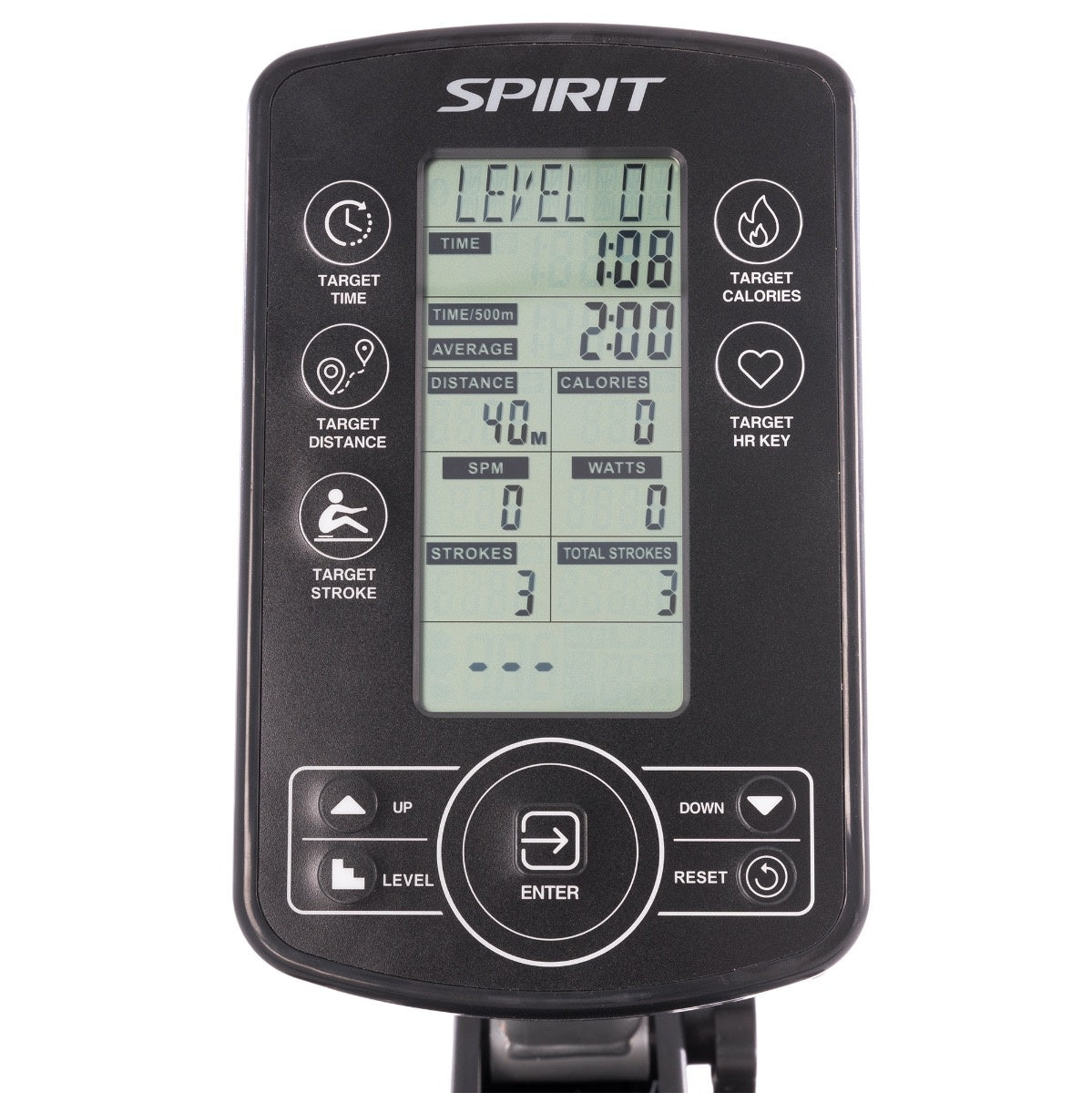 Spirit Fitness rameur d'eau CRW800H2O