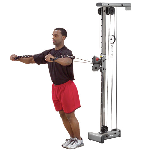 Body-Solid Pro Dual Extension modulaire Colonne à cables sur DGYM DPCC-S