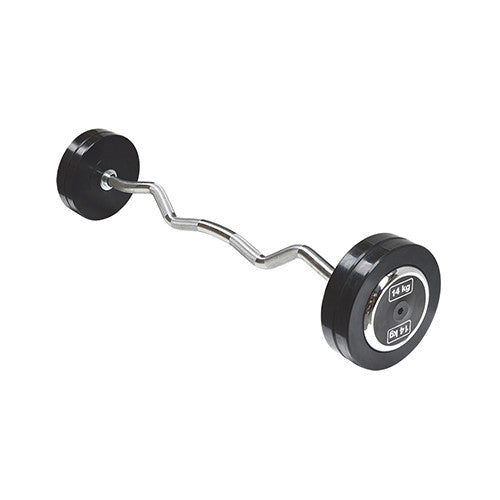 Bodytrading Fixed Barbell EZ Curl Bar FBEZCB