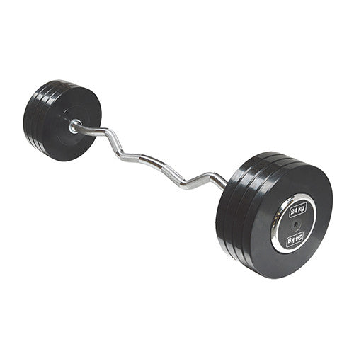 Bodytrading Fixed Barbell EZ Curl Bar FBEZCB