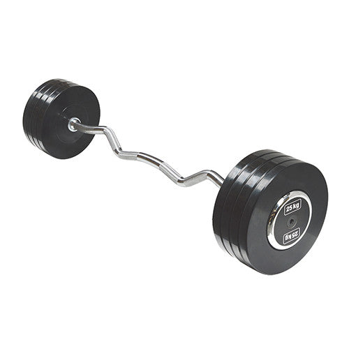 Bodytrading Fixed Barbell EZ Curl Bar FBEZCB