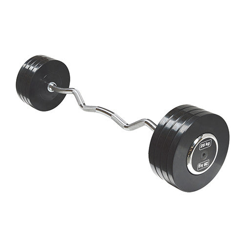 Bodytrading Fixed Barbell EZ Curl Bar FBEZCB