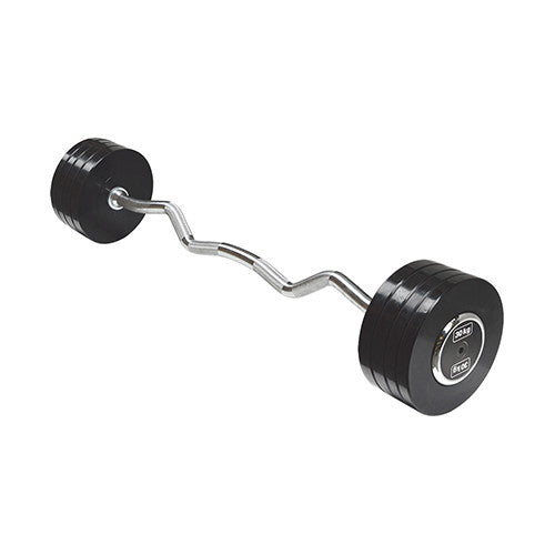 Bodytrading Fixed Barbell EZ Curl Bar FBEZCB