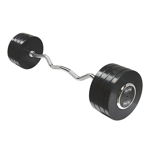 Bodytrading Fixed Barbell EZ Curl Bar FBEZCB
