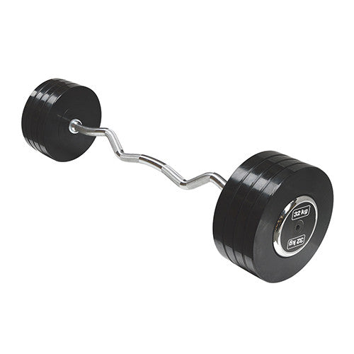Bodytrading Fixed Barbell EZ Curl Bar FBEZCB