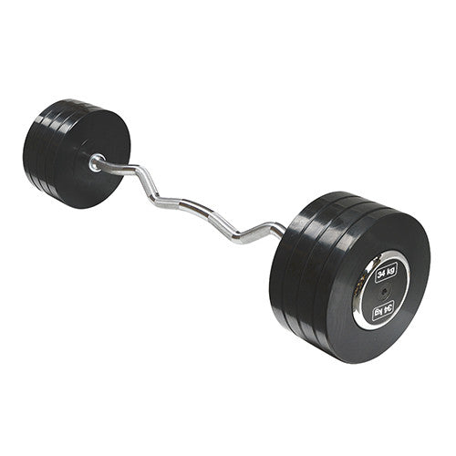 Bodytrading Fixed Barbell EZ Curl Bar FBEZCB
