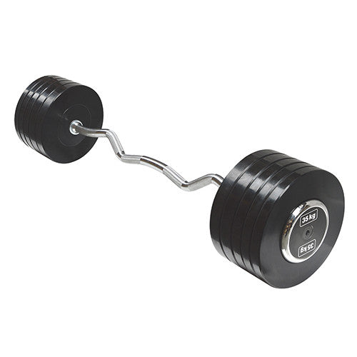 Bodytrading Fixed Barbell EZ Curl Bar FBEZCB