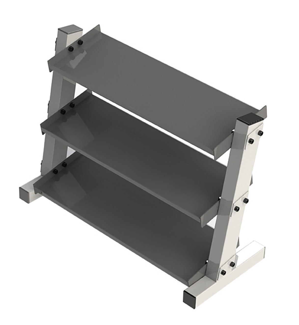 Body-Solid Rack à Haltères Vinyle/Néoprène à 3 niveaux GDR34B
