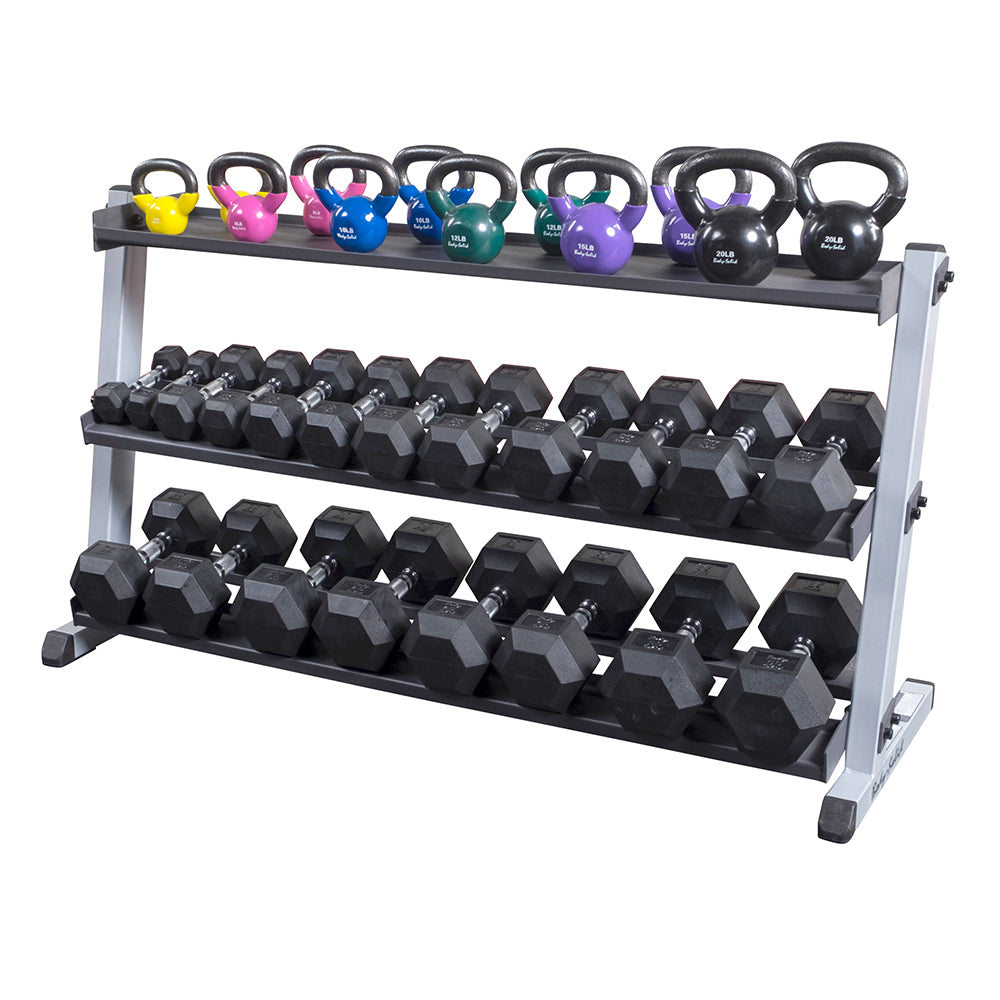 Body-Solid 1 étage pour stocker des kettlebells GKRT6