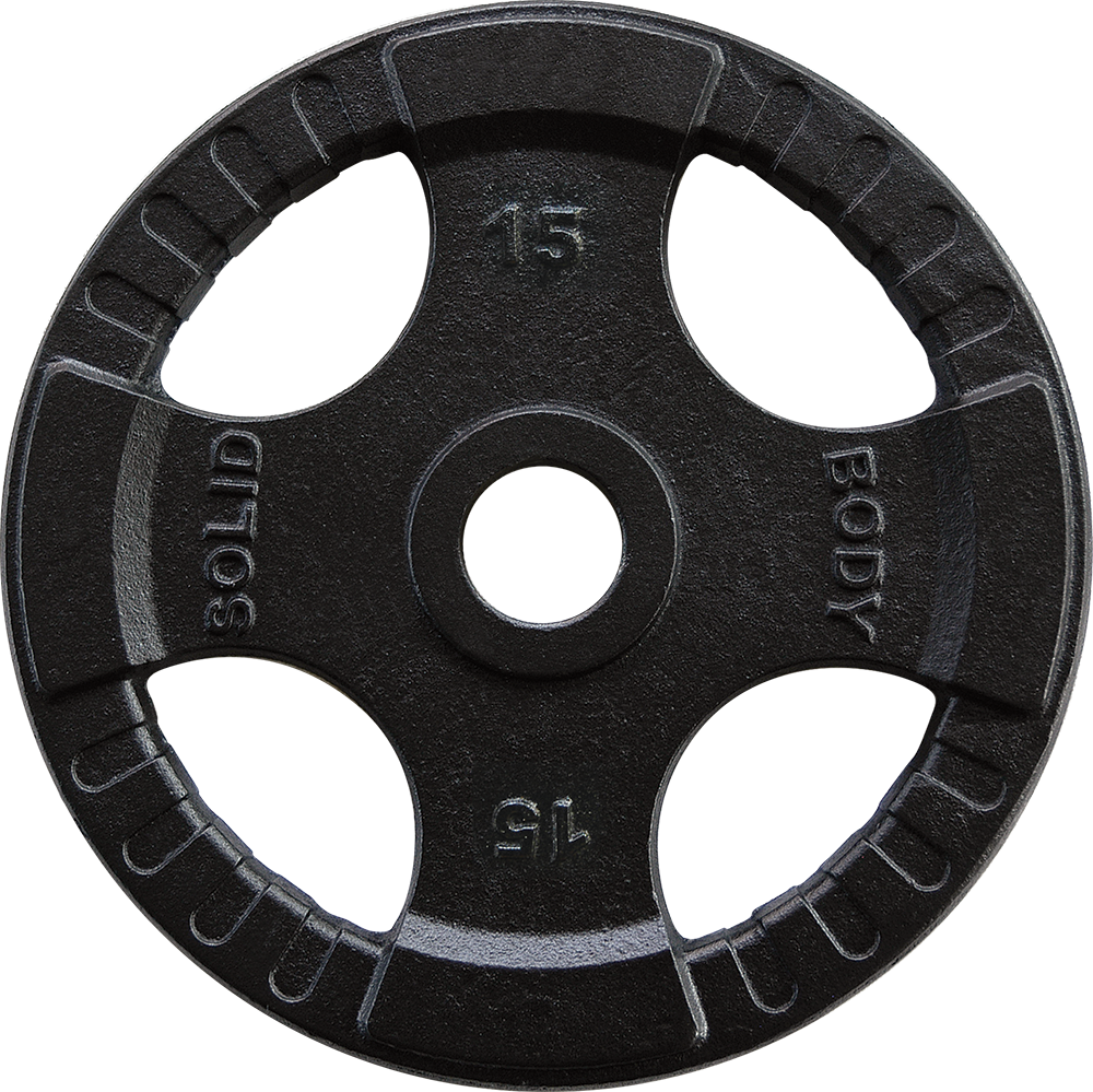 Body-Solid Disques Olympiques 4 Grip fonte OPTK