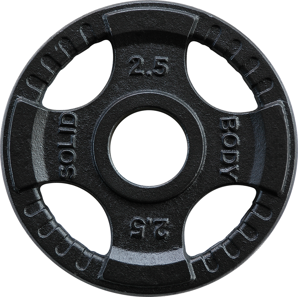 Body-Solid Disques Olympiques 4 Grip fonte OPTK
