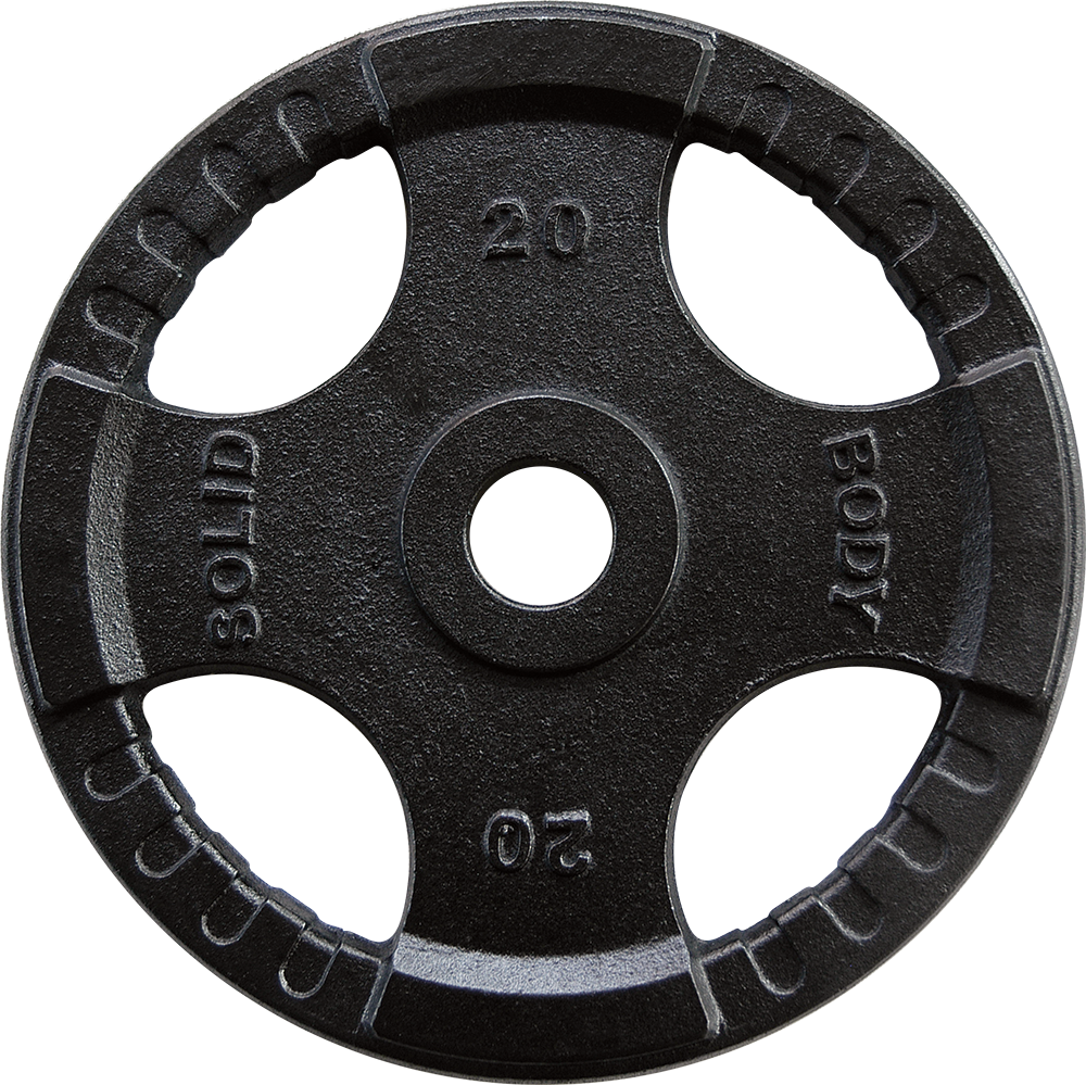 Body-Solid Disques Olympiques 4 Grip fonte OPTK