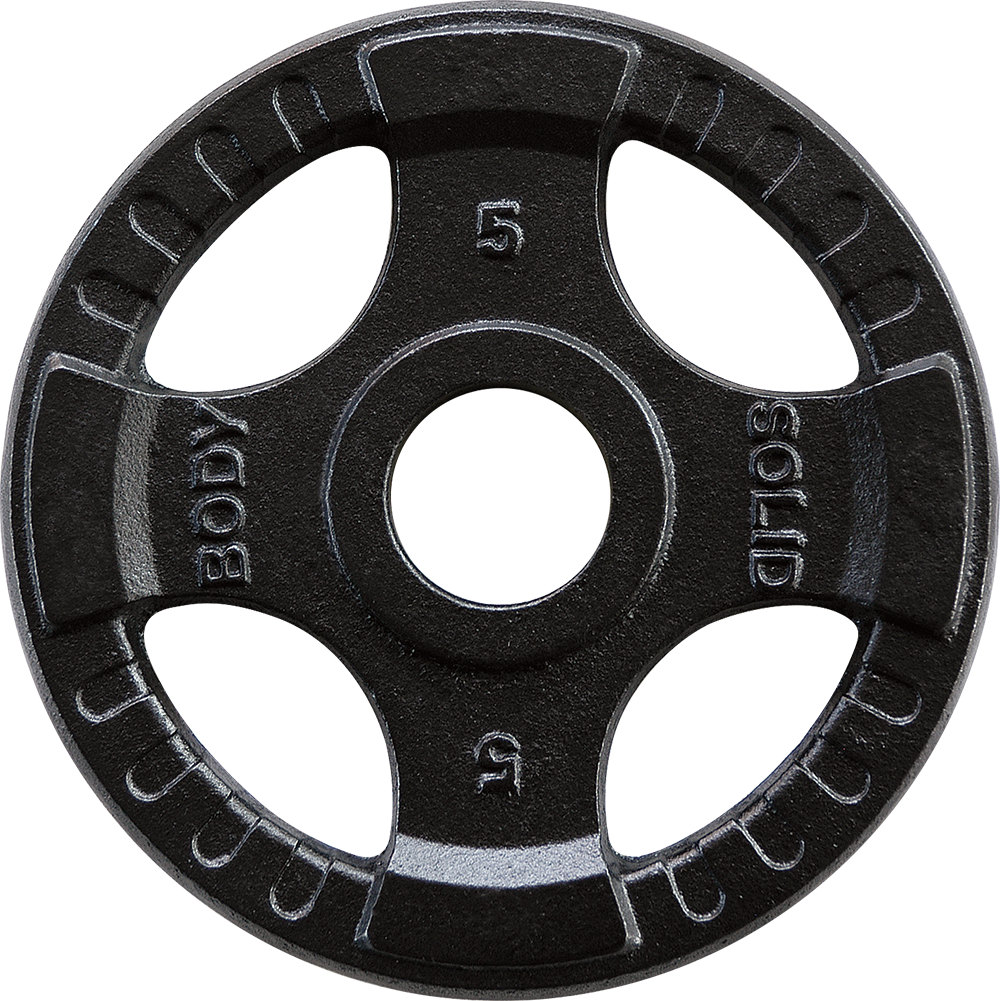 Body-Solid Disques Olympiques 4 Grip fonte OPTK