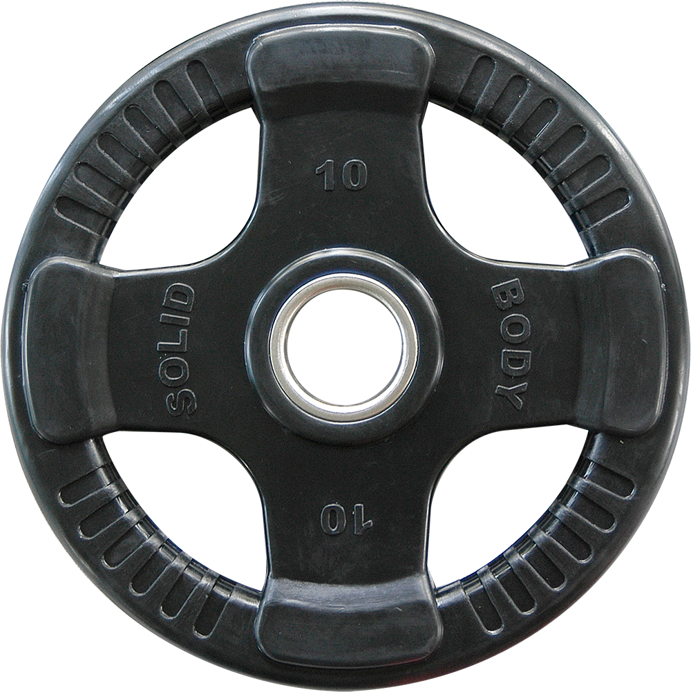 Body-Solid Disques olympiques 4 Grip en caoutchouc ORTK