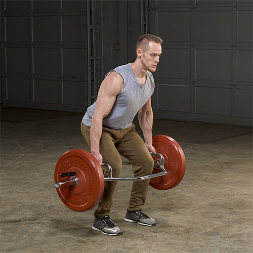 Body-Solid Barre d'épaules olympique (poignées surélevées) OTB50RH