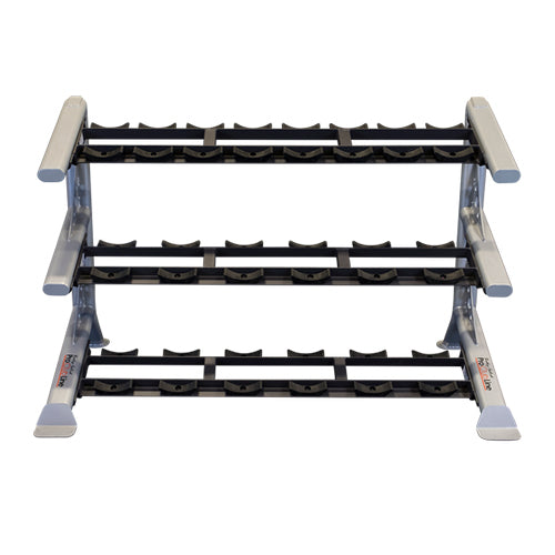 Pro Clubline Rack Haltères avec selles 3 Niveaux SDKR1000SD