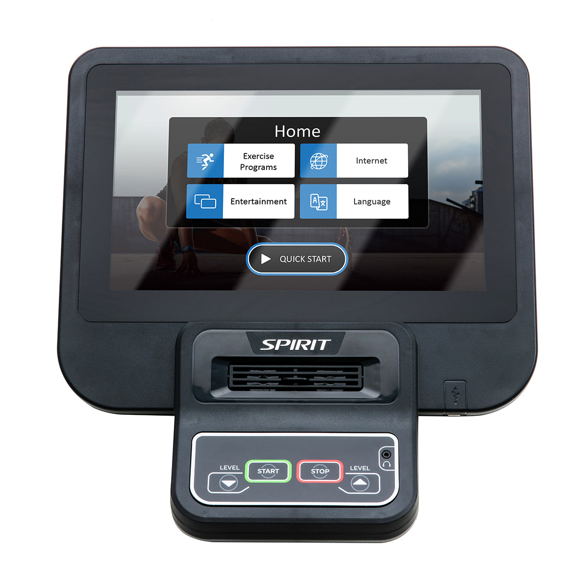 Spirit Fitness Vélo Appartement droit Pro CU800ENT