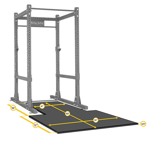 Pro Clubline Tapis de Sol Power Rack SPRPLATFORM
