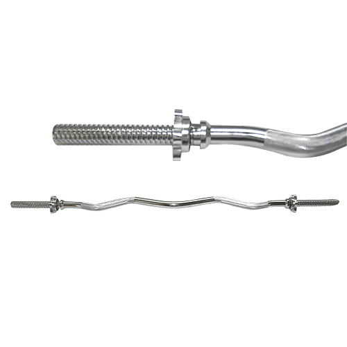 Bodytrading Barre Standard EZ Curl Filetée 120 cm STEZCBTR120