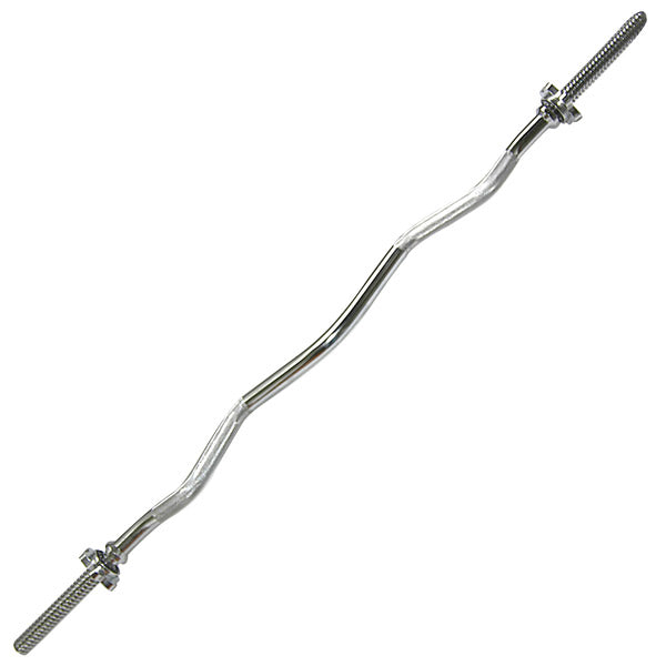 Body-Solid Barre Standard EZ Curl Filetée 120 cm (Ø25 mm) STEZCBTR